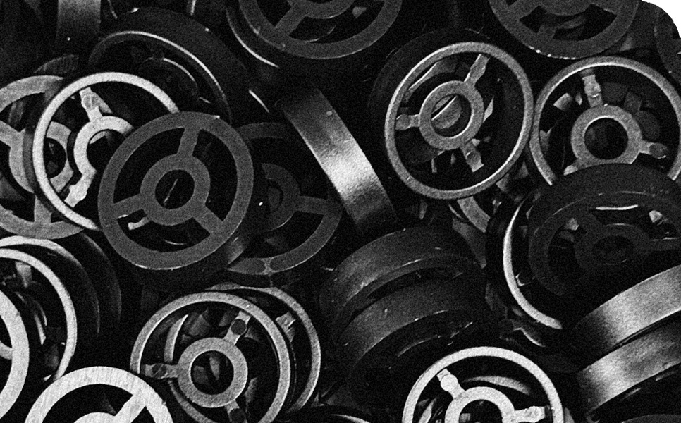 black plastic parts