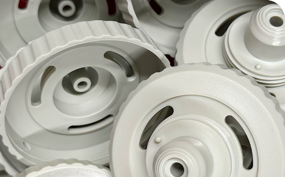 white plastic part