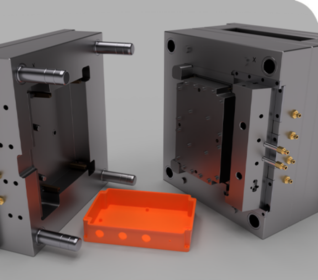 tool for creating an injection moulded part